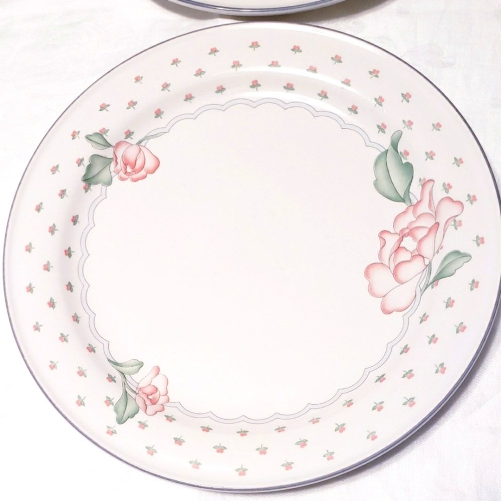 2 Sango Rose Chintz Plates